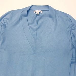 Banana Republic Silk Cotton Cashmere V-Neck